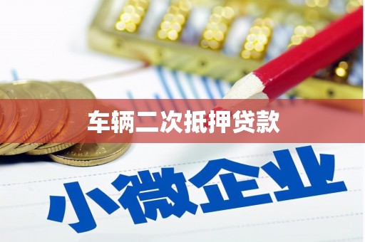 新安车辆二次抵押贷款