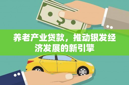 新安养老产业贷款，推动银发经济发展的新引擎