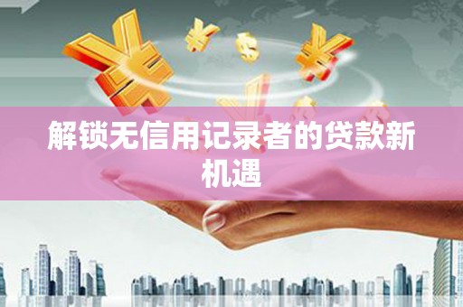 新安解锁无信用记录者的贷款新机遇