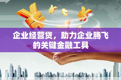 新安企业经营贷，助力企业腾飞的关键金融工具