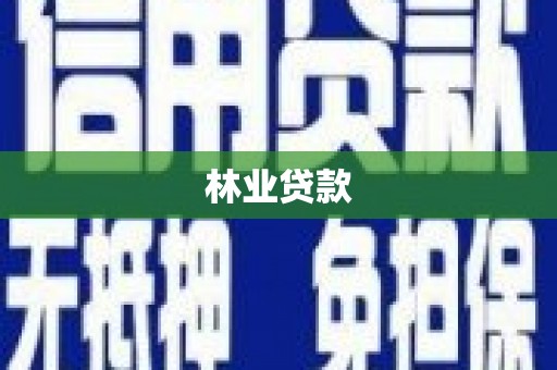 新安林业贷款