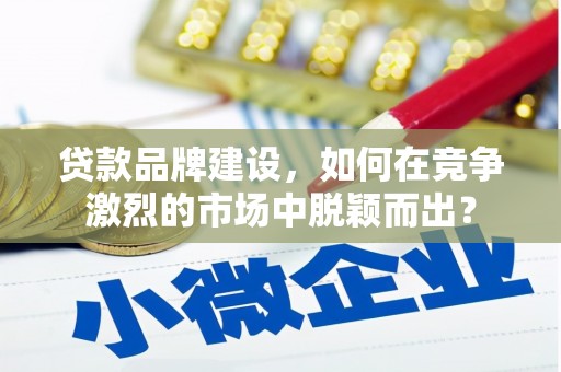 新安贷款品牌建设，如何在竞争激烈的市场中脱颖而出？