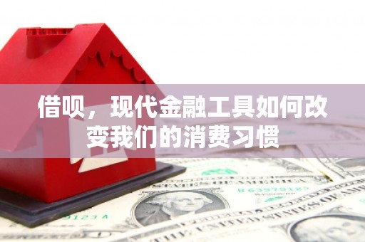 新安借呗，现代金融工具如何改变我们的消费习惯