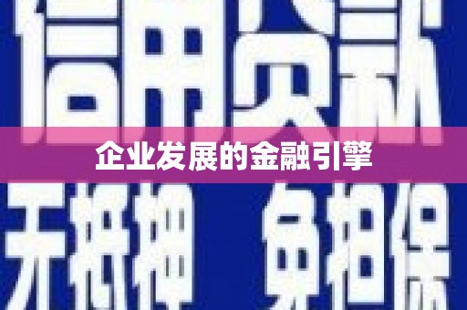 新安企业发展的金融引擎