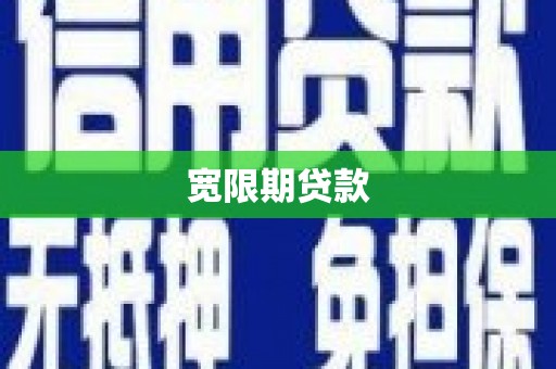 新安宽限期贷款