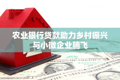 新安农业银行贷款助力乡村振兴与小微企业腾飞
