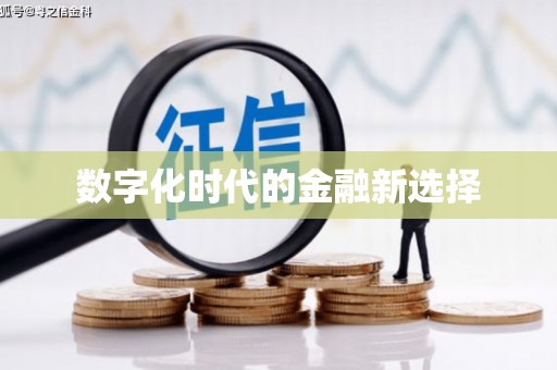 新安数字化时代的金融新选择
