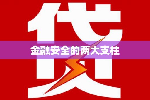 新安金融安全的两大支柱