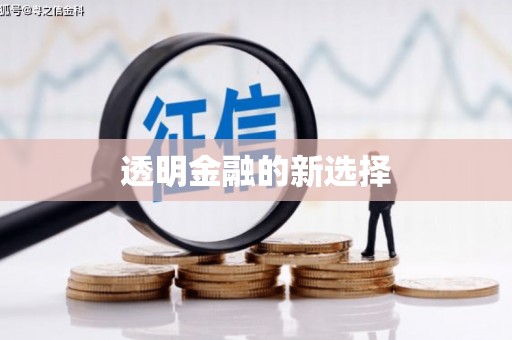 新安透明金融的新选择
